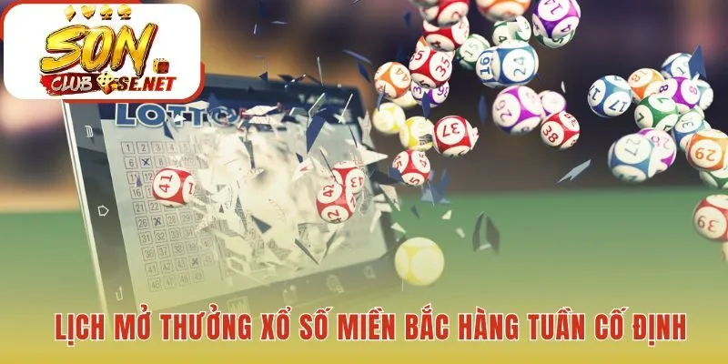 Lịch quay thưởng xổ số miền bắc cố định cho mỗi ngày trong tuần