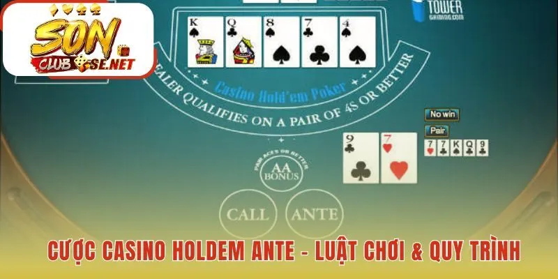 Casino Holdem Ante giải thích quy trình cược qua 4 bước rõ ràng