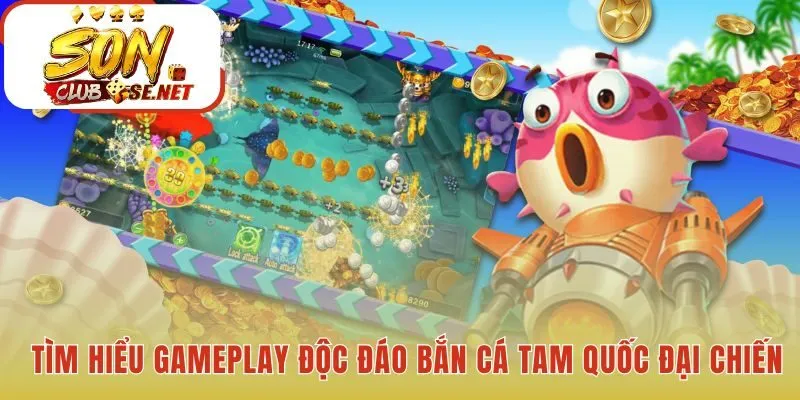 Gameplay Tam Quốc Đại Chiến biến danh tướng thành đại pháo